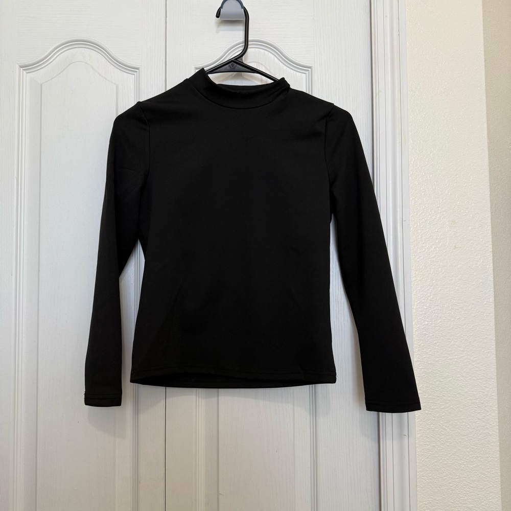 Black Long Sleeves & Black Leggins